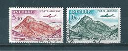 Timbres D´andorre De 1961/64  PA  N°7 Et 8  Oblitérés - Poste Aérienne