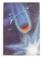 In The Sun / Painted Sokolov  / CCCP  Postcard - Space