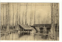 Carte Postale Ancienne Pontvallain - Domaine De Fautreau. Le Lavoir - Pontvallain