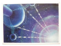 For Star Trails / Painted Sokolov  / CCCP  Postcard - Space