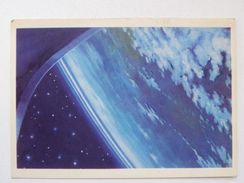 Our Land / Painted Sokolov  / CCCP  Postcard - Space