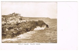 RB 1139 - Early Un-Divided Back Postcard - Pulpit Rock - Isles Of Scilly - Scilly Isles