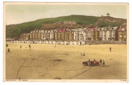 RB 1140 - Postcard - Aberdovey The Beach Hotels & Houses - Merionethshire Wales - Merionethshire