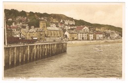 RB 1140 - Postcard - Aberdovey From The Pier - Merionethshire Wales - Merionethshire