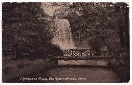 USA, MINNEAPOLIS MN Minnesota, MINNEHAHA FALLS, OLD RUSTIC BRIDGE, Antique C1912 Vintage Postcard [6881] - Minneapolis