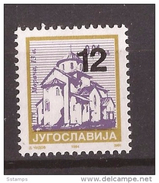 2004  3212 C  MORACA  JUGOSLAVIJA JUGOSLAWIEN TURISMO  CRNA GORA MONTENEGRO  PERF-12 1-2  MNH - Abbazie E Monasteri