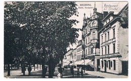 D-6974     SIEGBURG : Markt, Nordseite Mit Restaurant Zur Glocke - Siegburg