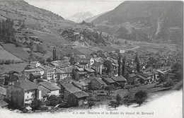 ORSIÈRES → Ein Dorf An Der Route Zum Grossen St.Bernard, Sehr Alter Lichtdruck Ca.1900 - Orsières
