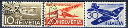 Svizzera Posta Aerea 1944 Serietta N. A36-A38 Usati Cat. € 3.40 - Usati