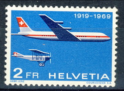 Svizzera Posta Aerea 1969 N. A46 MNH Cat. € 4 - Nuevos