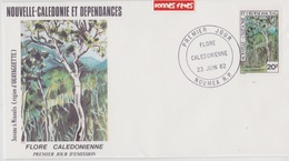 Nouvelle Caledonie 1er Jour  23 Juin 1982 - Brieven En Documenten