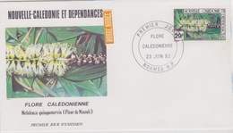 Nouvelle Caledonie 1er Jour  23 Juin 1982  Flore - Storia Postale