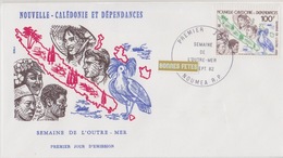 Nouvelle Caledonie 1er Jour 17 Septembre  1982  Semaine Outre Mer - Cartas & Documentos