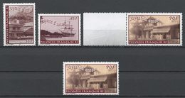 POLYNESIE 2003 N° 685/688 ** Neufs MNH  Superbes Bateaux Boats Ships Transports Papeete Eglise Church) - Unused Stamps