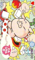 Delcampe - Télécarte JAPON * ZODIAQUE * COCHON (527) PIG Japan Phonecard Telefonkarte * STERNZEIGEN * HOROSCOPE - Sternzeichen