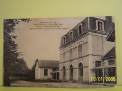 SECONDIGNY (DEUX-SEVRES) ECOLE CHERBONNEAU. ECOLE PRIMAIRE SUPERIEURE DE JEUNES FILLES. - Secondigny