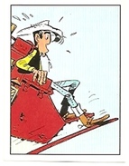 Vignette PANINI 1991 - Lucky Luke N° 55 - Autres & Non Classés