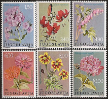 YUGOSLAVIA 1977 Flora Set MNH - Unused Stamps