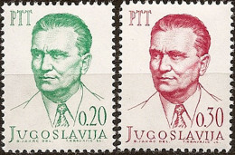 YUGOSLAVIA 1966 Definitive (currency Revalued) Tito Set MNH - Ongebruikt