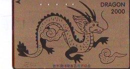 Télécarte JAPON * ZODIAQUE * DRAGON (555)  DRACHEN HOROSCOPE * PHONECARD JAPAN * DRAAK * TELEFONKARTE STERNZEICHEN R - Zodiaque