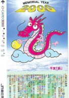 Delcampe - Télécarte JAPON * ZODIAQUE * DRAGON (572)  DRACHEN HOROSCOPE * PHONECARD JAPAN * DRAAK * TELEFONKARTE STERNZEICHEN R - Sternzeichen