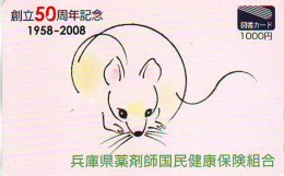 Delcampe - Télécarte JAPON * ZODIAQUE * SOURIS (443) MOUSE HOROSCOPE * PHONECARD JAPAN * MAUS * TELEFONKARTE STERNZEICHEN MUIS - Sternzeichen