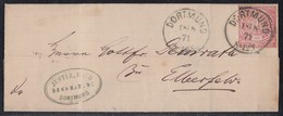 NDP Brief EF Minr.16 K1 Dortmund 18.8.71 Gel. Nach Elberfeld Stempel Ansehen !! - Enteros Postales