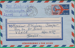 Lettre U.S.A - Aérogramme - Par Avion - Air Mail 11 C - Oblitération Washington 1965 - 1961-80