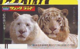 Télécarte JAPON * ZODIAQUE * TIGRE (656) TIGER * HOROSCOPE * PHONECARD JAPAN * FRONTBAR 330-2292 - Zodiaque