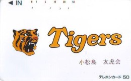 Télécarte  JAPON * ZODIAQUE * TIGRE (667) TIGER * HOROSCOPE * PHONECARD JAPAN * TELEFONKARTE STERNZEICHEN TIJGER - Zodiaque