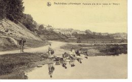 Neufchateau Pittoresque Panorama Pris De La Queue De L'étang (laveuses Lavandieres ) Lib. Albert Petit - Neufchâteau