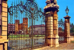 Torino - Le Torri Palatine Da Un Cancello Del Palazzo Reale - 326 - Formato Grande Viaggiata - E - Palazzo Reale