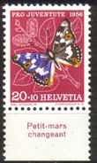 Zu J 165 PRO JUVENTUTE 1956 Avec TABS En Français ** / MNH SBK 5,20 - Unused Stamps