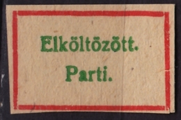 MOVED / Parti - Vignette Label - NOT USED - Hungary Hongrie - 1940´s - Automatenmarken [ATM]