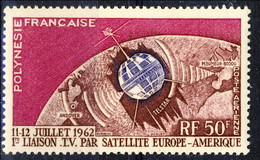 Polynesie Posta Aerea 1962 N. 6 MNH Cat. € 14 - Neufs