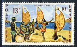 Polynesie Posta Aerea 1965 N. 21 F. 13 MNH Cat. € 15.50 - Neufs