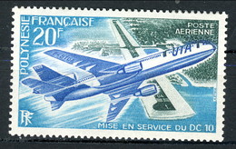 Polynesie Posta Aerea 1973 N. 74 F 20 MNH Cat. € 23 - Neufs