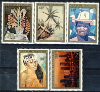 Polynesie Posta Aerea 1974 Serie N. 484-88 MNH Cat. € 234 - Neufs