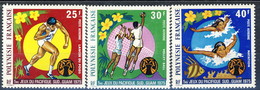 Polynesie Posta Aerea 1975 Serie N. 93-95 MNH Cat. € 24 - Neufs