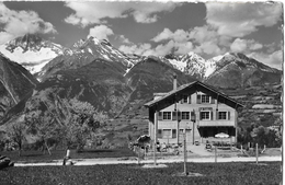 UNTERBÄCH → Café-Restaurant Zenhäusern, Fotokarte Ca.1960 - Unterbäch