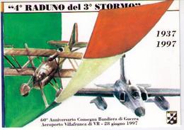 AEROPORTO VILLAFRANCA - 4° RADUNO - 3° STORNO 1997- LOTTO DI 2 CARTOLINE.-   (VR) - Verona