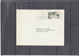 Lettre De MONACO   Mars 1956 Pour CHATOU S.et.O. " JOURNAL INEDIT.."  Seul Sur Lettre - Cartas & Documentos