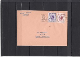 3 Lettres De MONACO  Annee 1974   Pour  92000 NANTERRE Cachet Commercial PUB - Covers & Documents