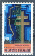 Polynesie Posta Aerea 1977 N. 123 F 40 MNH Cat. € 9.60 - Neufs