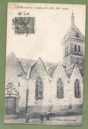 CPA - SARTHE - LUCHE - L'EGLISE - Petite Animation - G. Thibault - Luche Pringe