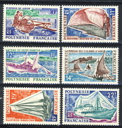 Polynesie 1966 Serie N. 36-41 MNH Cat. € 31.40 - Neufs