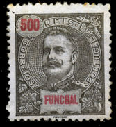 !										■■■■■ds■■ Funchal 1897 AF#26* King Carlos Mouchon 500 Réis VARIETY 12,5 (x11367) - Funchal