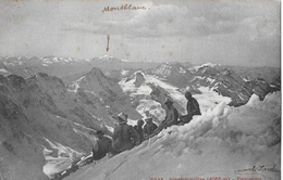 JUNGFRAUJOCH → Bergsteigergruppe Auf Dem Gipfel Anno 1910 - Gsteig Bei Gstaad