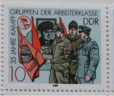 MiNr. 3178 Deutschland Deutsche Demokratische Republik 1988, 5. Juli. 35 Jahre Kampfgruppen.  Rieß; RaTdr. (510); - Carnets