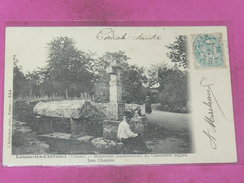 LUSSAC LES CHATEAUX    1905   ARDT MONTMORILLON  /  MONUMENT FUNERAIRE / ARCHEOLOGIE 1350   CIRC NON EDIT - Lussac Les Chateaux